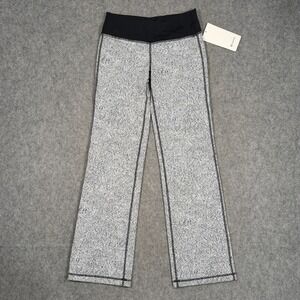 NWT Lululemon Athletica Inverted Jacquard Black White Astro Pants Women's Size 6